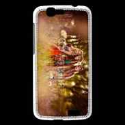 Coque Huawei Ascend G7 Groupe de hippie dans les champs