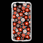 Coque Huawei Ascend G7 Fond motif floral 750 