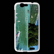 Coque Huawei Ascend G7 Barques sur le lac d'Annecy