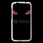 Coque Huawei Ascend G7 Yeux rouges fond noir