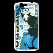 Coque Huawei Ascend G7 Tête de Mort Chat noir