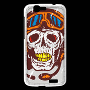 Coque Huawei Ascend G7 Tête de mort pilote