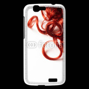 Coque Huawei Ascend G7 Coiffure Cheveux bouclés rouges
