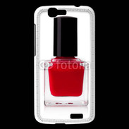 Coque Huawei Ascend G7 Vernis rouge esthéticienne