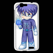 Coque Huawei Ascend G7 Chibi style illustration of a superhero