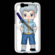 Coque Huawei Ascend G7 Chibi style illustration of a superhero 2