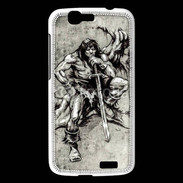 Coque Huawei Ascend G7 Guerrier en dessin 25