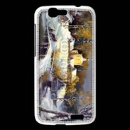 Coque Huawei Ascend G7 Peinture village rural
