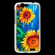 Coque Huawei Ascend G7 Peinture de tournesol