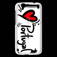 Coque Huawei Ascend G7 I love Portugal