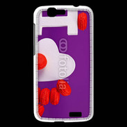 Coque Huawei Ascend G7 I love Macarons