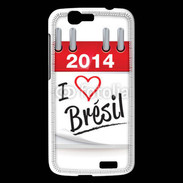 Coque Huawei Ascend G7 I love Bresil 2014