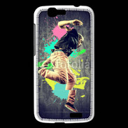 Coque Huawei Ascend G7 Danseur rétro style