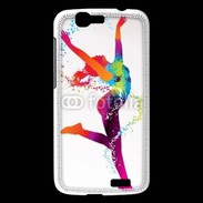 Coque Huawei Ascend G7 Danseuse en couleur