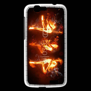 Coque Huawei Ascend G7 Danseuse feu
