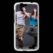Coque Huawei Ascend G7 Couple street dance
