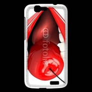Coque Huawei Ascend G7 Cerise et bouche 2