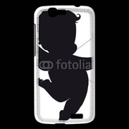 Coque Huawei Ascend G7 Silhouette Cupidon