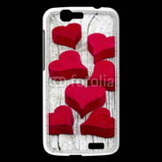 Coque Huawei Ascend G7 Coeur en bois