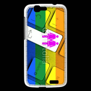 Coque Huawei Ascend G7 Lesbian keyboard
