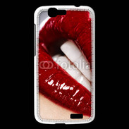 Coque Huawei Ascend G7 Bouche fatale rouge