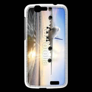 Coque Huawei Ascend G7 Atterrissage d'un avion de ligne