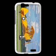 Coque Huawei Ascend G7 Avio Biplan jaune