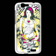 Coque Huawei Ascend G7 Tatouage Girl