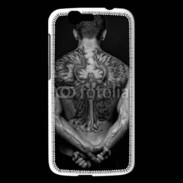 Coque Huawei Ascend G7 Tatouage d'un ange dans le dos