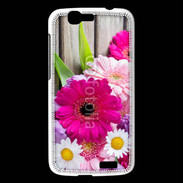 Coque Huawei Ascend G7 Bouquet de fleur sur bois
