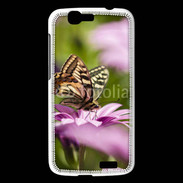 Coque Huawei Ascend G7 Fleur et papillon