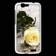 Coque Huawei Ascend G7 Belle rose Jaune 50