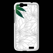 Coque Huawei Ascend G7 Fond cannabis