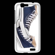 Coque Huawei Ascend G7 Paire de converse bleue