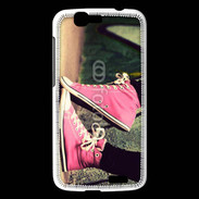Coque Huawei Ascend G7 Converses roses vintage