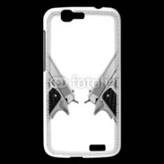 Coque Huawei Ascend G7 Double flingue