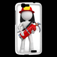 Coque Huawei Ascend G7 Je suis un pompier 600