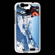 Coque Huawei Ascend G7 Skieuse en montagne extrême 5