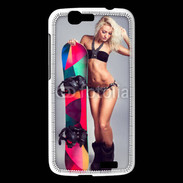 Coque Huawei Ascend G7 Snowboard Sexy