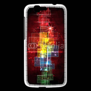 Coque Huawei Ascend G7 Fond abstrait coloré
