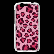 Coque Huawei Ascend G7 Léopard rose