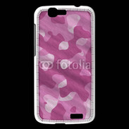Coque Huawei Ascend G7 Camouflage rose