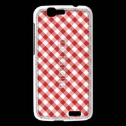 Coque Huawei Ascend G7 Vichy rouge et blanc 2