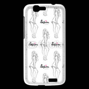 Coque Huawei Ascend G7 Illustration fashion girl 3