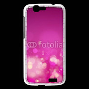Coque Huawei Ascend G7 fond rose or