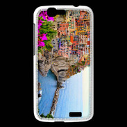 Coque Huawei Ascend G7 Cote italienne fleurie
