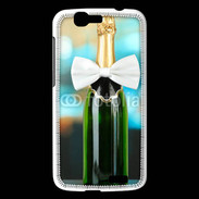 Coque Huawei Ascend G7 Bouteille de champagne avec noeud