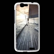 Coque Huawei Ascend G7 Voilier au couché du soleil