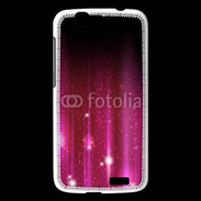 Coque Huawei Ascend G7 Rideau rose à strass