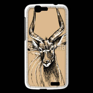 Coque Huawei Ascend G7 Antilope mâle en dessin